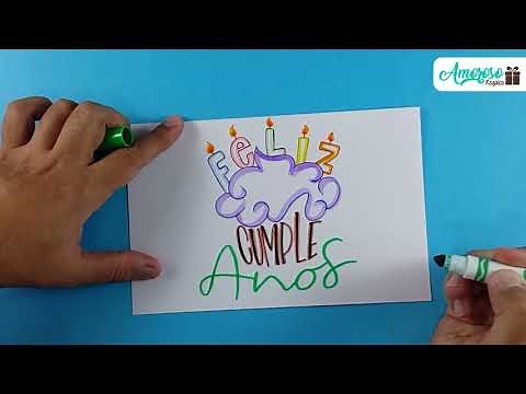 DECORACIONES FACILES | LETTERING | LETRAS BONITAS | CUMPLEAÑOS | Amoroso Regalos