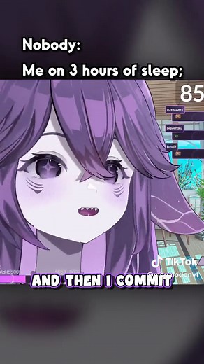 When a Shark only had 3 Hours of Sleep #megalodon #vtuber #shork #arson #fire #rap