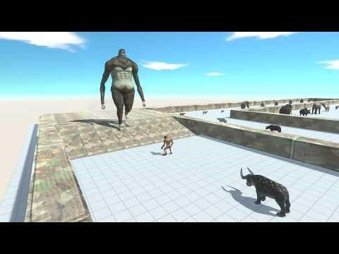 Titan Beast Deathrun - Animal Revolt Battle Simulator