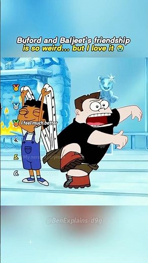 Buford and Baljeet's friendship is so weird... but I love it 😭.#PhineasandFerb#Ferb#funny#tiktokvir