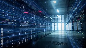 Data server room processing information