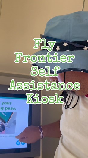 Fly Frontier Self Assitance Kiosk at Orlando (MCO) How to use it. #flyfrontier #selfassist #mco #themeparks #orlandoflorida #airport #kiosk #howto #howtoflyfrontier #flights #clouds #travelagent