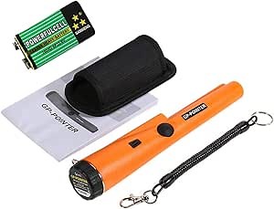 Metal Detector Pinpointer - Waterproof Handheld Pin Pointer Wand - Search Treasure Pinpointing Finder Probe for Kids & Adults