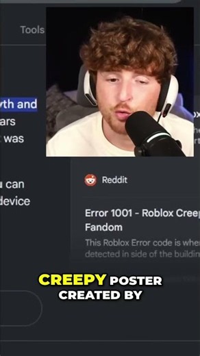 Roblox Error 1001: The Creepy TikTok Myth EXPOSED! #shorts