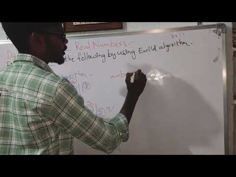 10th Class Maths Chapter 1 Real Numbers Euclid algorithm problems in Telugu 2025 |HCF Problems
