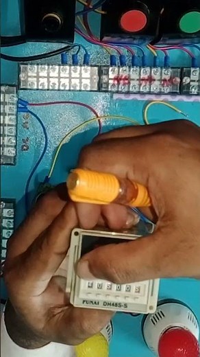 On/Off delay timer time select. #youtubeshorts #electrical #technology #tech