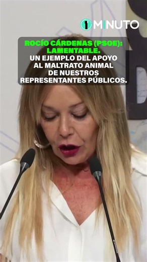 PACMA vs. the statements made by Rocío Cárdenas, Mayor of San Juan del Puerto