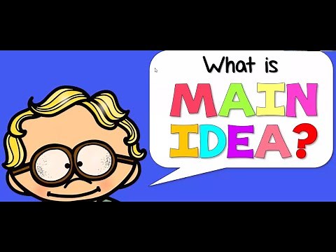 3rd Grade-Reading- Main Idea