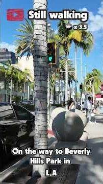 Still Walking — Beverly Hills #1 Calm 4K Walking Video