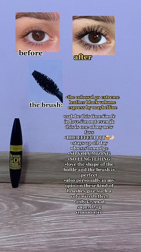 Maybelline Colossal Go Extreme Mascara Review
