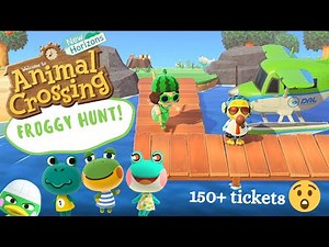 more dreamie villager hunting! frog edition 🐸 animal crossing: new horizons