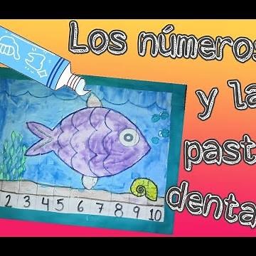 Pintura con pasta dental 😬 ¡Números y artes! 🔢🎨