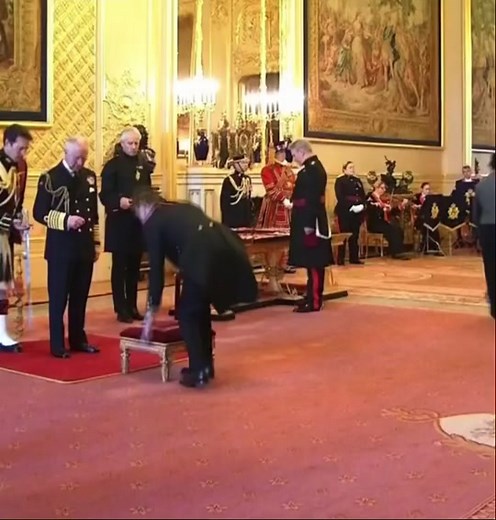 Sir Lewis Hamilton Knighted at Windsor Castle