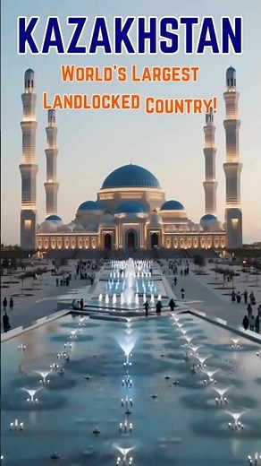 Asia Tour #18 Kazakhstan 🇰🇿 | World's Largest Landlocked Country! #Kazakhstan #AsiaTour