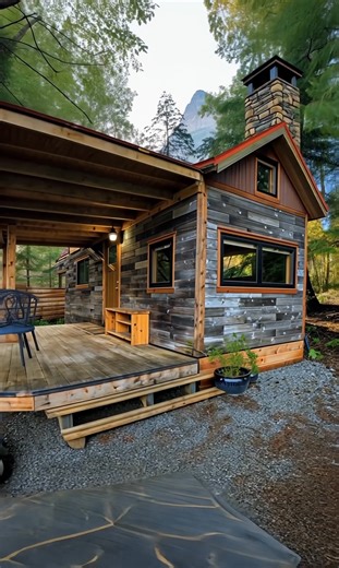 196K views · 3.4K reactions | This Cabin Looks Tiny—Until You See the Inside! | Tiny House Time | Facebook