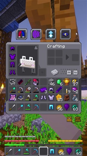 This purple armor is BROKEN 🤯 #cobblemon #minecraft #minecraftpokemon