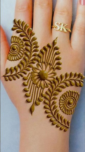 Easy Simple mehndi design | Arabic Mehndi designs | #mehndi #skmehandi