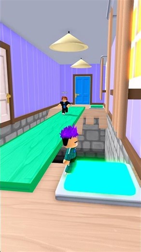 Thanos plays Teamwork Obby with bacon 😁#roblox #shorts