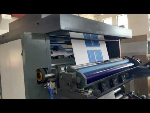 Non woven printing machine .2 color Flexographic printing machine
