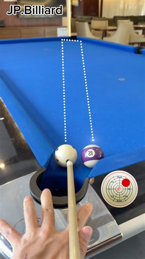 2 rail kick shot made simple - Eight Ball #jpbilliard #billiard #billiards