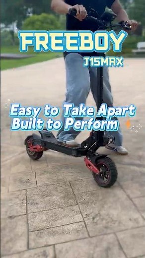 FREEBOY J15 1200W escooter Setup Test – Easy to Assemble & Surprisingly Powerful? ⚡