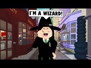 Touring A $1,800,000 Diagon Alley Harry Potter Plot In Bloxburg! (Roblox)