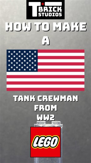 LEGO WW2 US TANK CREWMAN TUTORIAL #lego #ww2rebuilder # #legowar #legoww2 #shermantank