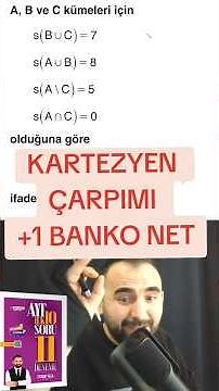 Cartesian Multiplication bank question #aytmath #yks #ayt2025 #tyt2025 #tytmath