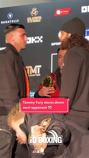 Tommy Fury vs Paul Bamba Faceoff in London
