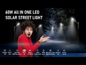 all in one solar street light | Best 60w motion sensor light