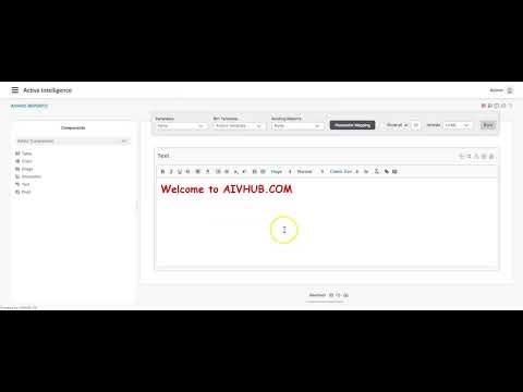 How to Create an Adhoc Report Using Text in AIV (Step-by-Step Beginner Guide)