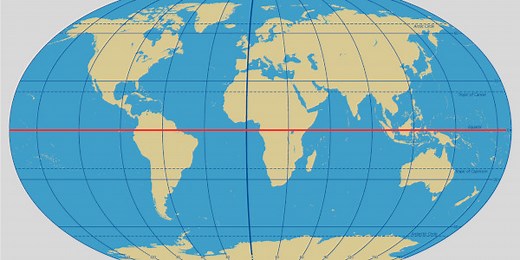 Linha do Equador: o que é, função, no Brasil - Brasil Escola
