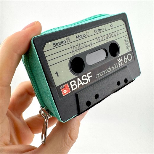 Cassette Wallet – Handmade Upcycled Coin & Cash Holder, Eco Gift - Etsy