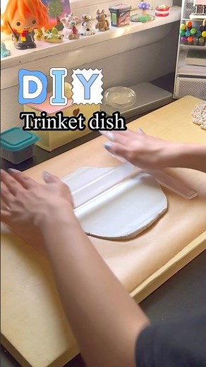 DIY trinket dish - Crayola air dry clay #airdryclay #diy #claycrafts