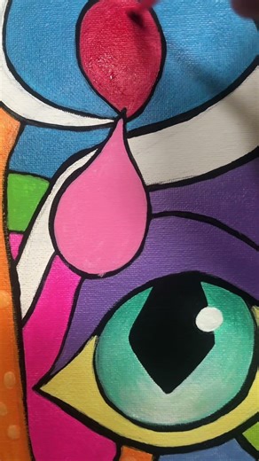 The Cat | #Progressive #art #process