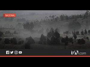 Intense ash fall from the Sangay volcano reached different provinces of the country.