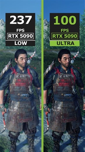 GHOST OF TSUSHIMA vs RTX 5090 - Graphics Test