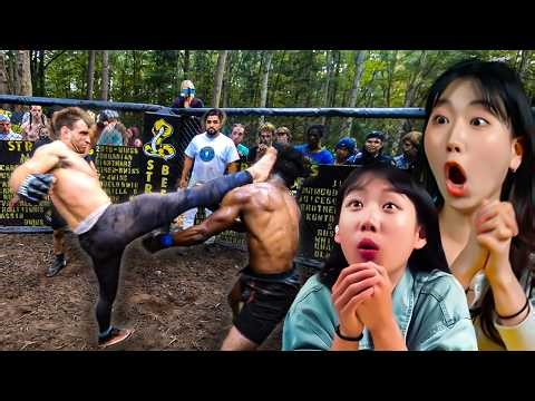 Korean Girls Shocked By 'STREETBEEFS' Best Knockouts! | 𝙊𝙎𝙎𝘾