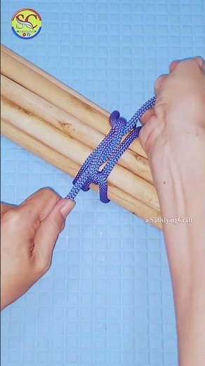 Knot rope tip diy at home 💡 Useful knot idea for you ep303