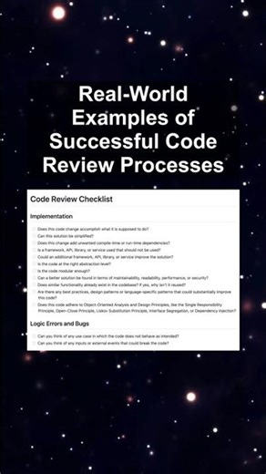 Real-World Examples of Successful Code Review Processes #ai #artificialintelligence #machinelearning