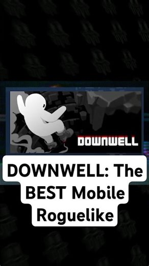 DOWNWELL - The BEST Mobile Game Roguelike #gaming #mobilegame #devolverdigital #roguelike #pixelart