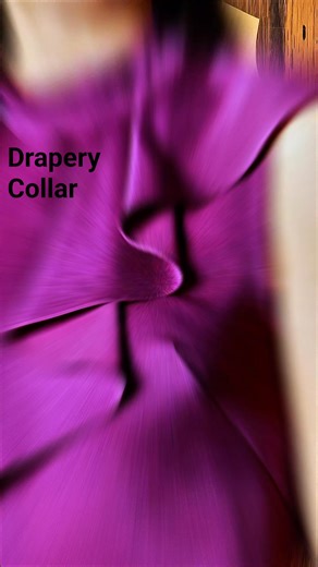 Cesaria Yudiyanti on Instagram: "Drapery collar ✂️✂️✂️ #sew #sewing #sewtutorial #sewtips #sewproject #sewingtips #sewingproject #sewingtutorial #fashioncourse #fashiondesign #fashiontutorial #patternmaker #sewinglove #lovesewing #sewingandpatternmaking #costureras #costura #menjahit #jahitbajusendiri #belajarmenjahit #polabaju #ussew #ussewing"