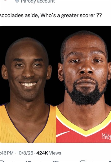 Kevin Durant vs Kobe Bryant: Volume vs Efficiency highlights