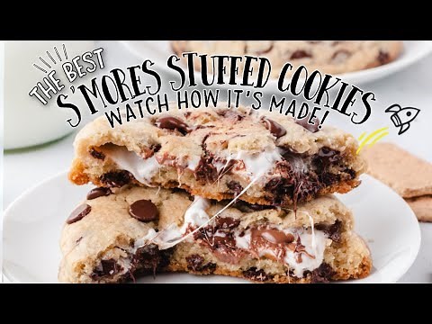 S’mores Stuffed Cookies