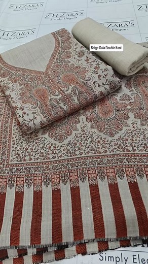 9.5K views · 2.8K reactions | Price: 6500+300dc Unstitched Pashmina...