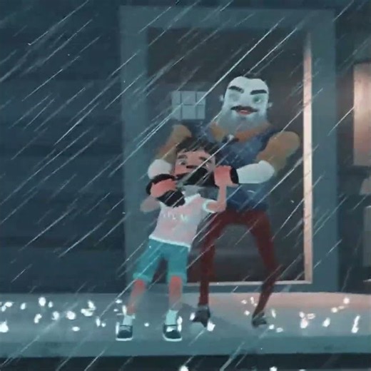 Quentin is INVINCIBLE!!! ☠️☠️ #helloneighbor #animation #foryou