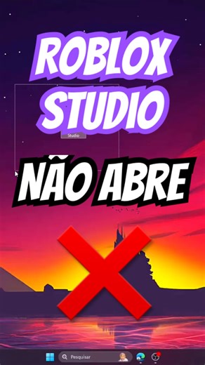 TUTORIAL - ROBLOX STUDIO DOES NOT OPEN on WINDOWS ❌ #shorts #roblox #robloxstudio