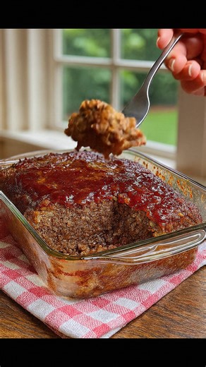 🍞 Easy Amish Meatloaf Recipe ✅ Ingredients For the Meatloaf 2 lbs ground beef (80/20 works best for tenderness) 1 cup crushed buttery crackers (or breadcrumbs) 1 medium onion, finely diced 1 cup milk 2 large eggs 1 tbsp Worcestershire sauce 1 tsp salt 1 tsp black pepper 1 tsp garlic powder 1 tsp onion powder ½ tsp paprika (optional) For the Sweet Amish Glaze ¾ cup ketchup 2 tbsp brown sugar 1 tbsp mustard (yellow or Dijon) 1 tbsp Worcestershire sauce Optional: ½ tbsp apple cider vinegar (adds t