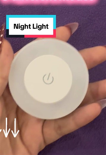 Just tap and it lights up! This portable bedside tap light is perfect for quick lighting without turning on the main light. A small must have item and super useful product recommendation for your night routine. #homegadgets #nightlight #taplight #bedroomessentials #fyp