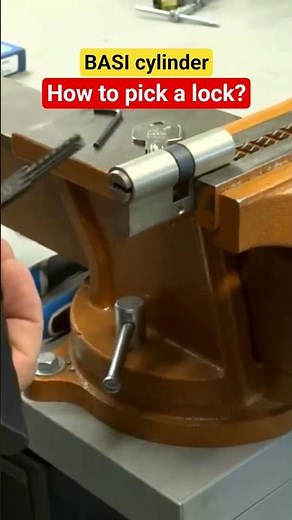 How to open a lock without a key? BASI German cylinder #lockpicks #locksmiths #lockpicking #lockpick
